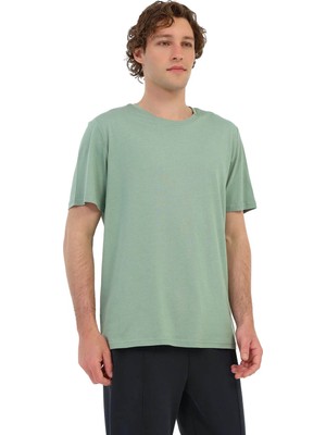 Lumberjack  MB CT110 Pm C Nk T-Sh 6fx Yeşil Erkek T-Shirt A102064436