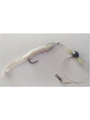 Esranın Dünyası Levrek Lüfer Avcısı (3 Adet) Çelik Telli Silikon Balık Füme 11 cm