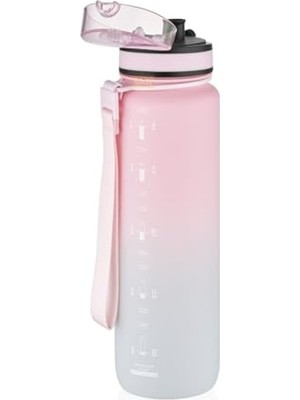 Esranın Dünyası Sızdırmaz Motivasyonel Tritan Su Matarası, 1000ML Kapasite ile Kullanışlı