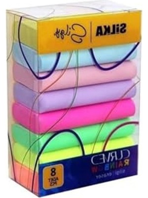 Esranın Dünyası Pastel Silgi Seti, 8'li, Renkli ve Eğlenceli