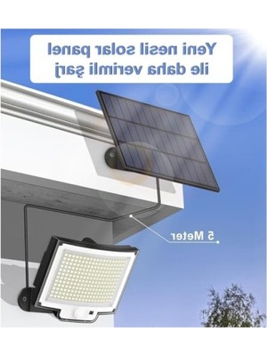 Esranın Dünyası Güneş Enerjili Hareket Sensörlü LED Aydınlatma (228 Boncuk)
