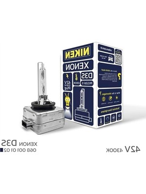 Esranın Dünyası 6000K Beyaz Xenon Far Ampulü, 35W Güç ve PK32D-5 Tasarımı
