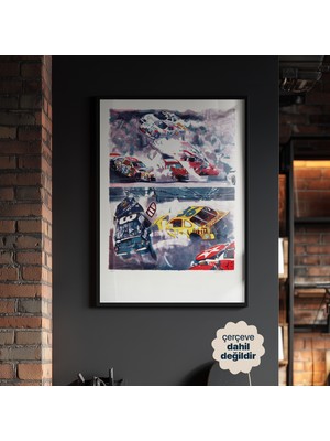 Persona Istanbul Malcolm Morley "death Of Dale Earnhardt" - Sanat Posteri (Çerçevesiz)