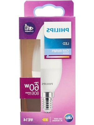 Esranın Dünyası Mum Tipi Beyaz Işık Ampul, 60W E14 Dim Edilmez, Ekonomik Aydınlatma