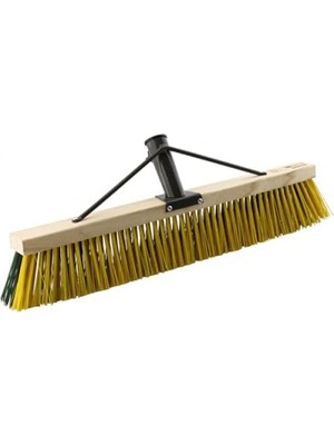 Esranın Dünyası 60 cm Ahşap Fırça ile Moloz Yaprak Süpürme ve Toplama
