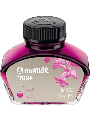 Esranın Dünyası 62.5 ml Pembe Mürekkep Şişesi, Cam Ambalajda