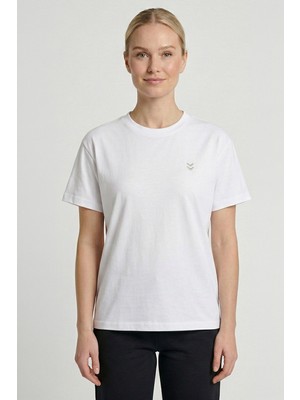 Hummel Hml-T-Hmlpulse Female Co Regular W T-Shırt Kadın T-Shirt 912261-9001 Whıte