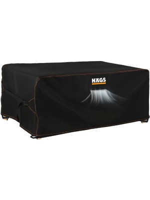 Haegs Bahçe Mobilyası Örtüsü, 250-210-90CM, Ağır Hizmet Kumaş, Su Geçirmez, Dış Mekan Veranda Masa Örtüsü,