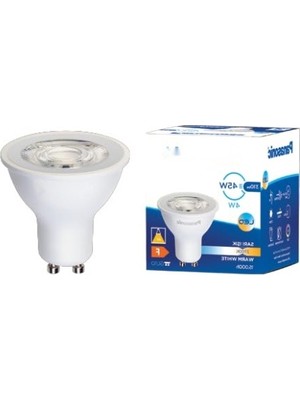 Esranın Dünyası 4W LED GU10 Ampul, Sıcak Beyaz Işık, 310 Lm, 2700K, 60° Yayılma Açısı