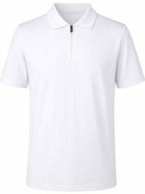 Trender 4058 40/1 Ekru Erkek T-Shirt 26YL71L58041