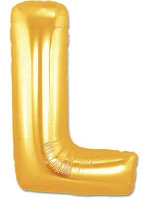 Zenviaa Altın Sarısı Folyo Harf Balon 1 Metre Zenviaae
