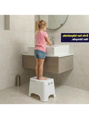 Larskas Kaydırmaz Banyo Taburesi, Çocuklar Için Güvenli ve Pratik