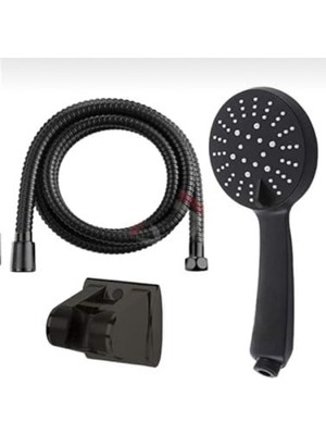 Larskas 5 Fonksiyonlu Yüksek Basınçlı Duş Başlığı - Mafsalı 150 cm Hortum