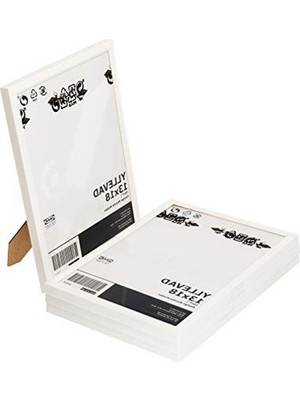 Larskas 13 x 18 cm Plastik ve Karton Resim Çerçevesi, 4 Adet