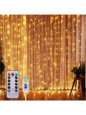 Larskas Kumandalı Peri Tel LED Aydınlatma, 300 LED