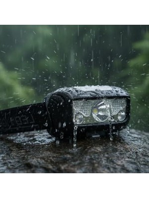 Larskas Sensörlü LED Kafa Lambası - USB Şarj Edilebilir ve Su Geçirmez