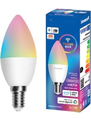 Larskas LED Akıllı Bluetooth Wi-Fi Rgb Lamba - 4.9W E14