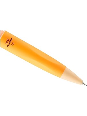 Larskas Turuncu Renkli Mekanik Kurşun Kalem, 0.7 mm Uç Kalınlığı ile Keskin Yazım