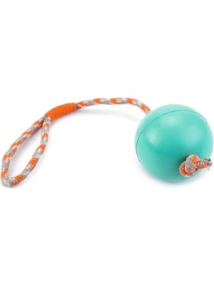 Larskas Ipli Dolu Kauçuk Köpek Oyuncağı - Turkuaz, 30 cm