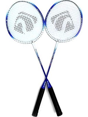 Larskas Unisex Çantalı Badminton Seti - Çiftli Oyun Için Mavi Renk