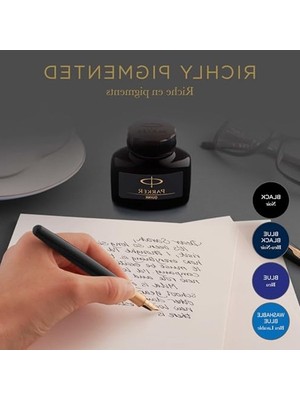 Larskas Mavi Mürekkep Şişesi, 57 ml - Dolma Kalemler Için Uygun