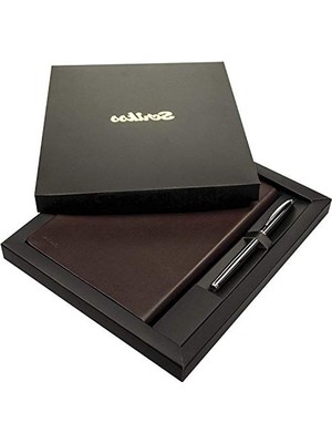 Larskas Siyah A5 Defter ve Kalem Seti, Kullanışlı ve Şık