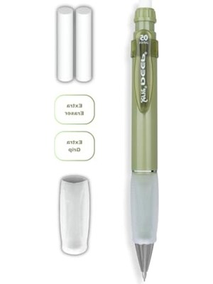Larskas Gizlenebilir Uçlu Versatil Kalem Seti, 0.5 Mm, Yeşil