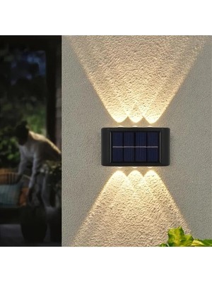 Larskas 6 Ledli 2 Adet Solar Duvar Aydınlatması Seti