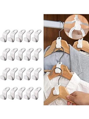 Larskas 20 Adet Askı Kancası, Pratik ve Kullanışlı Ev Aksesuarı