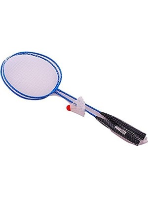 Larskas Unisex Badminton Raket Seti - 2 Raket ve 1 Top ile Eğlenceli Oyun