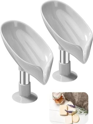 Larskas Vantuzlu Yaprak Şeklinde Sabunluk - Mutfak ve Banyo Için