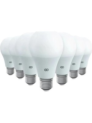 Larskas 10'lu LED Ampul Seti, 7W Gün Işığı Renk Seçeneği ile Enerji Verimliliği