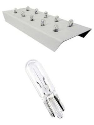 Larskas 12V T5 1.2W Mini Dipsiz Ampul Seti - 10 Adet Renk Seçeneği