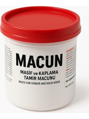 Karahanbey Tamir Macunu, Ahşap, Kaplama, Masif Yüzey, Çizik, Çatlak, Delik Onarıcı Dolgu, Kapatıcı, 200 Gram (