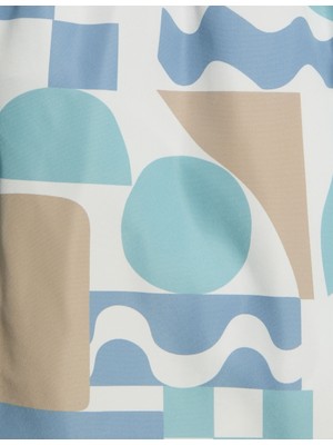Marks & Spencer Soyut Desenli Kısa Deniz Şortu (6–16 Yaş)​