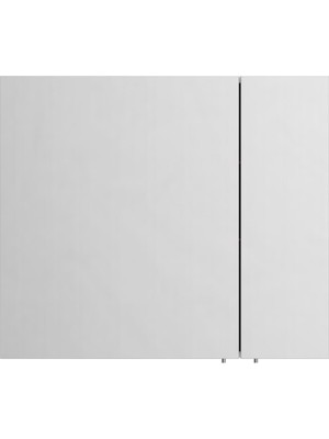 Karahanbey Vitra Shift T20 Aynalı Banyo Dolabı 81006, 80 Cm, Sağ Kapaklı, Parlak Beyaz