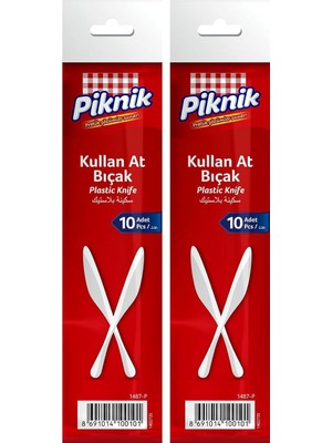 Karahanbey Piknik Plastik Bıçak 10'lu