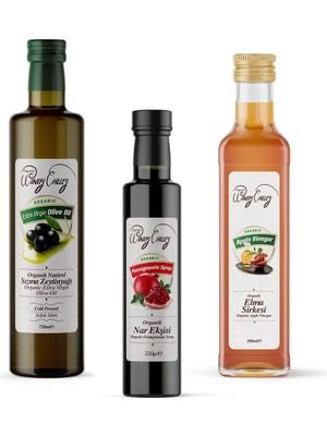 Karahanbey Organic Windy Valley Soslar Seti (3 Parça) / Ecocert (750ML + 500ML + 250ML)