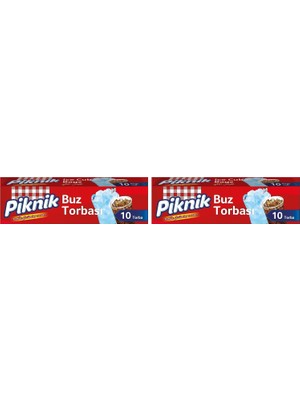 Karahanbey Piknik Gıda Ambalaj Buz Torbası 10'lu 1400 2li Paket