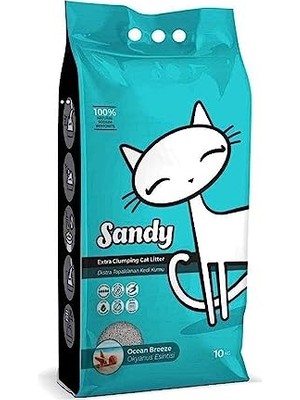Larskas Sandy Okyanus Esintisi Kokulu Topaklanan Kedi Kumu 10KG