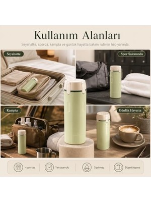 Larskas Unikit Seyahat Kiti - Makyaj Serum Diş Macunu Şampuan El Kremi Seyahat Kutusu - Uçak Için Uygun Sıvı Tüpü ve Spor...