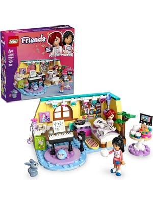 Larskas LEGO Friends Paisley’nin Odası 42647-6 Yaş ve Üzeri Kız ve Erkek Çocukları Için Mini Bebek Içeren Yaratıcı Oyuncak Yapım Seti, Doğum Günü Hediyesi (199 Parça)