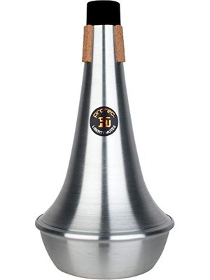 Larskas Pro Tec  Liberty Bass Trombone Aluminum Mute-Straight, Model ML108, Gümüş, Siyah, Kahverengi