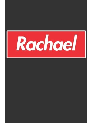 Karahanbey Rachael: Rachael Planner Calendar Notebook Journal, Personal Named Firstname Or Surname For Someone