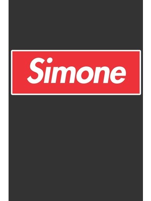 Karahanbey Simone: Simone Planner Calendar Notebook Journal, Personal Named Firstname Or Surname For Someone C