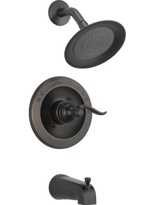 Karahanbey Delta Faucet Windemere 14 Serisi Küvet ve Duş Seti, Yağlı Bronz, BT14496-OB (Valf Dahil Değil)