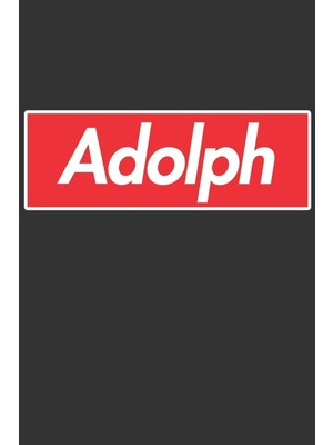 Karahanbey Adolph: Adolph Planner Calendar Notebook Journal, Personal Named Firstname Or Surname For Someone C