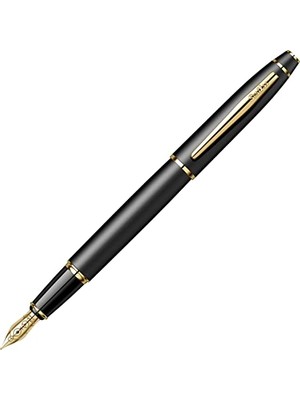 Larskas Scrikss Noble 35 Dolma Kalem Mat Siyah Altın
