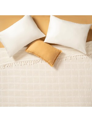 Karahanbey Solıd Ekru Kıng Sıze Tencel - Cotton Pike