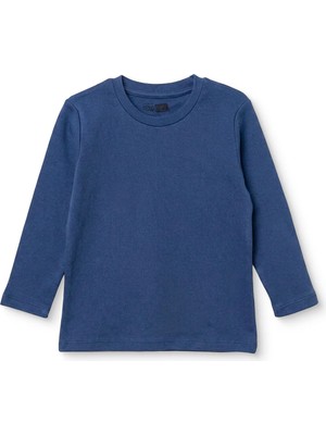 Hellobaby Erkek Bebek Tişört Bisiklet Yaka Long Sleeve